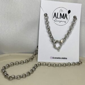 Cadena Rolo 6mm con Cierre Marinero