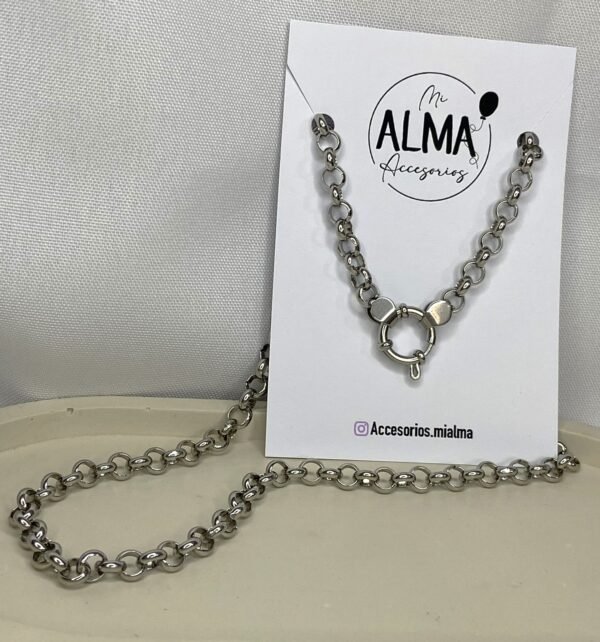 Cadena Rolo 6mm con Cierre Marinero