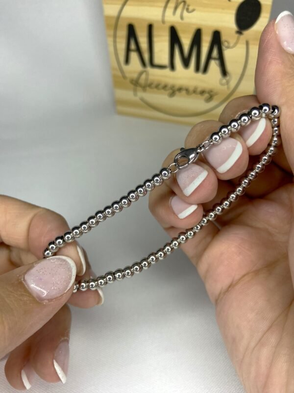 Pulsera Bolitas 4mm