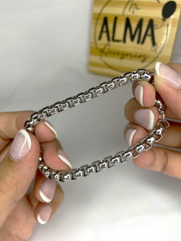 Pulsera Rolo Cuadrado 6mm