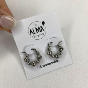 Argollas Bolitas 18mm