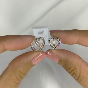 Argollas Corazón Calado