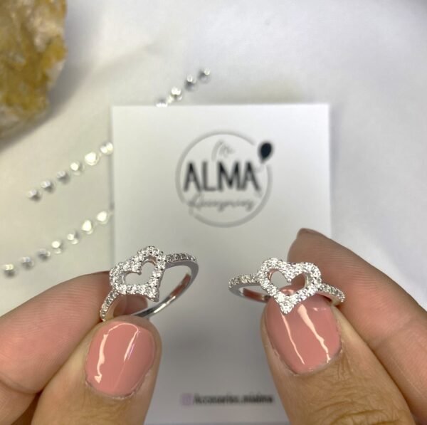 Anillo Corazón Calado AB