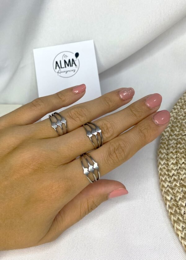 Anillo 3 Corazones - Imagen 2