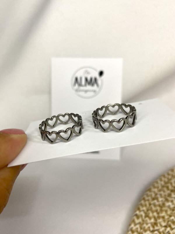 Anillo Corazones