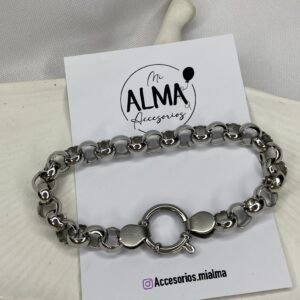 Pulsera Rolo 9mm con Cierre Marinero