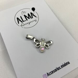 Dije Mariposa con nacar