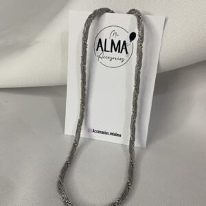 Cadena trenzada doble 5mm - 45cm
