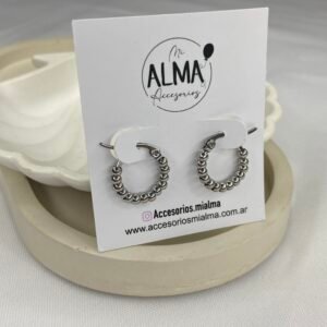Argollas Bolitas 1,5cm