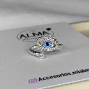 Anillo PROTECCION Celeste