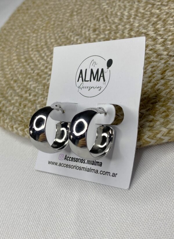 Argollas Cubanas 0,9 - 1,8cm - Imagen 2