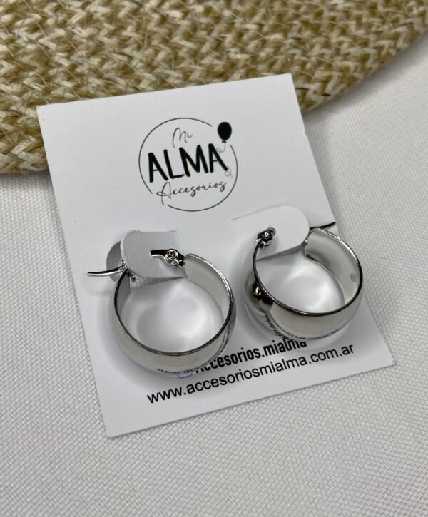 Argollas Cubanas 0,9 - 1,8cm - Imagen 3