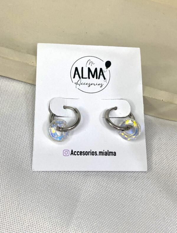 Argollas Donitas Tornasol