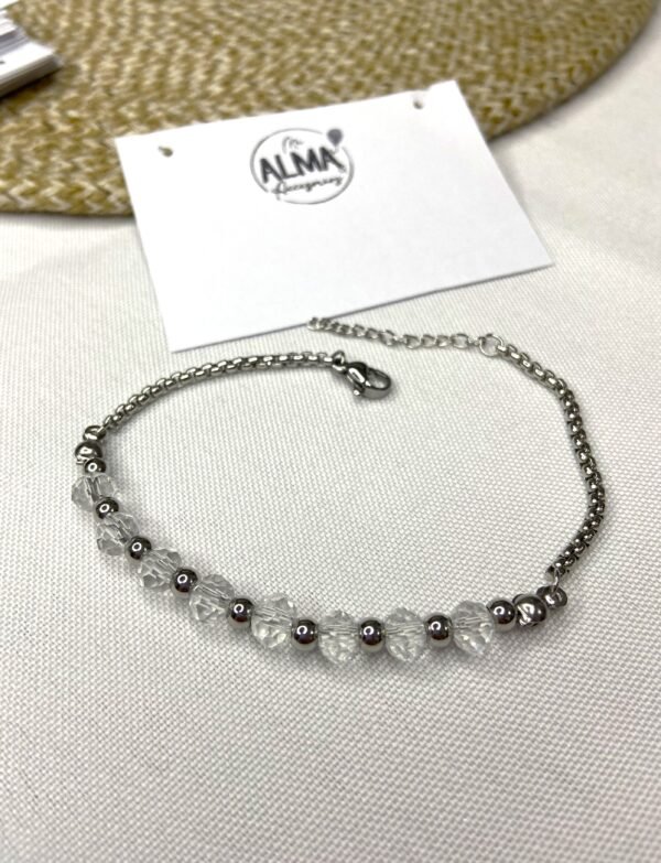Pulsera rolo cristal