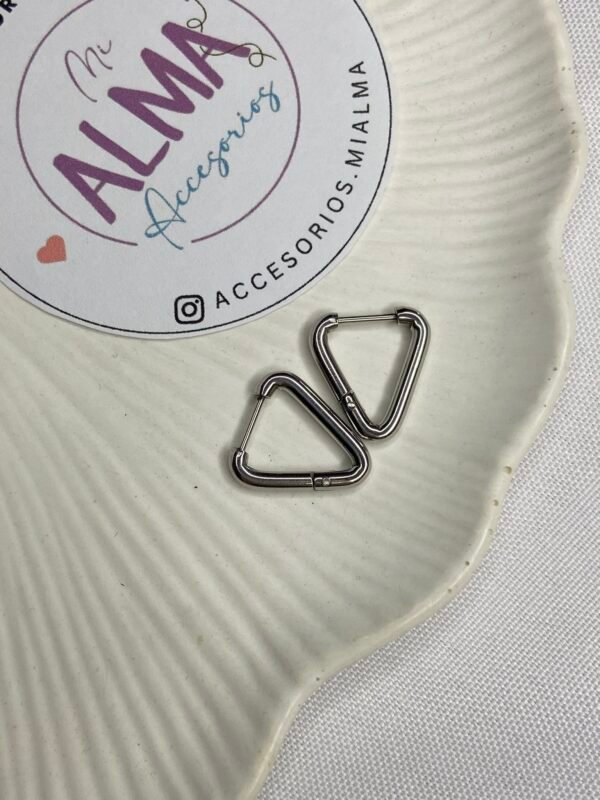Argollas Triangulo 1,8cm