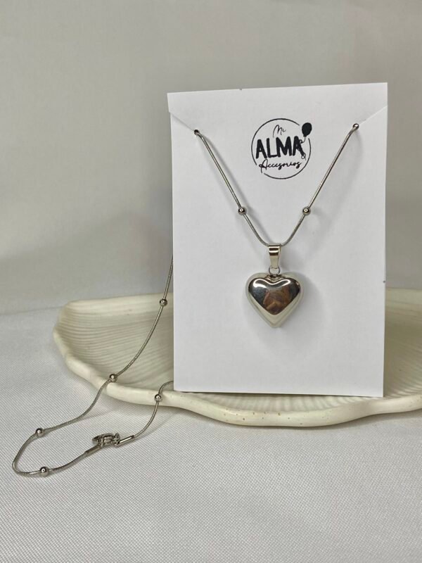 Cadena + Dije Corazón Inflado - Imagen 2
