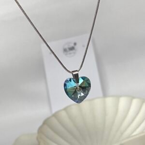 Cadena + Corazón Celeste