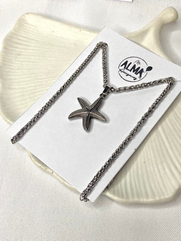 Cadena Espiga + Dije Estrella de Mar - Imagen 2