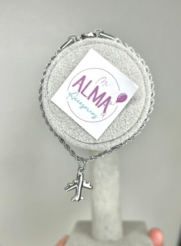 Pulsera trenzada + Avion